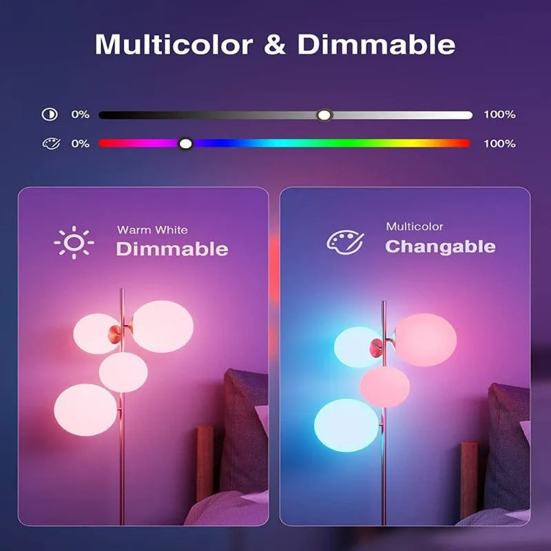 4 Pack Color Changing LED Wi-Fi Smart Light Bulbs, 2.4Ghz Wifi Only, 1050 Lumens, 10W Dimmable Smart Home Lighting