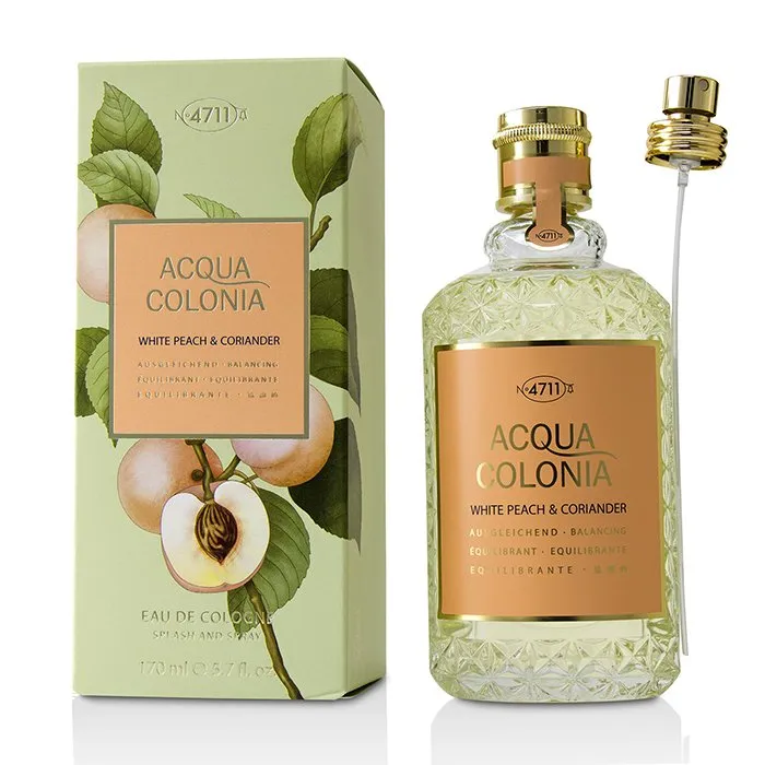 4711 Acqua Colonia White Peach & Coriander Eau De Cologne Spray 170ml/5.7oz