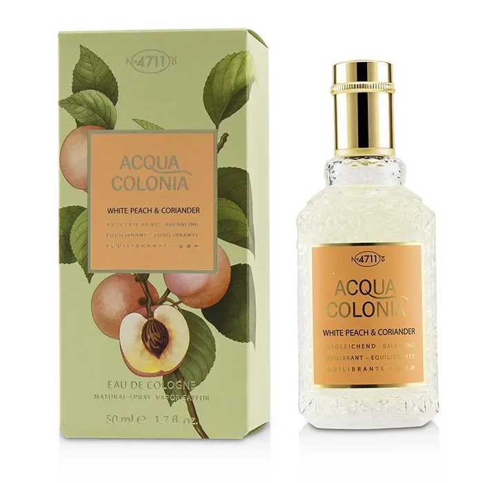 4711 Acqua Colonia White Peach & Coriander Eau De Cologne Spray 50ml/1.7oz