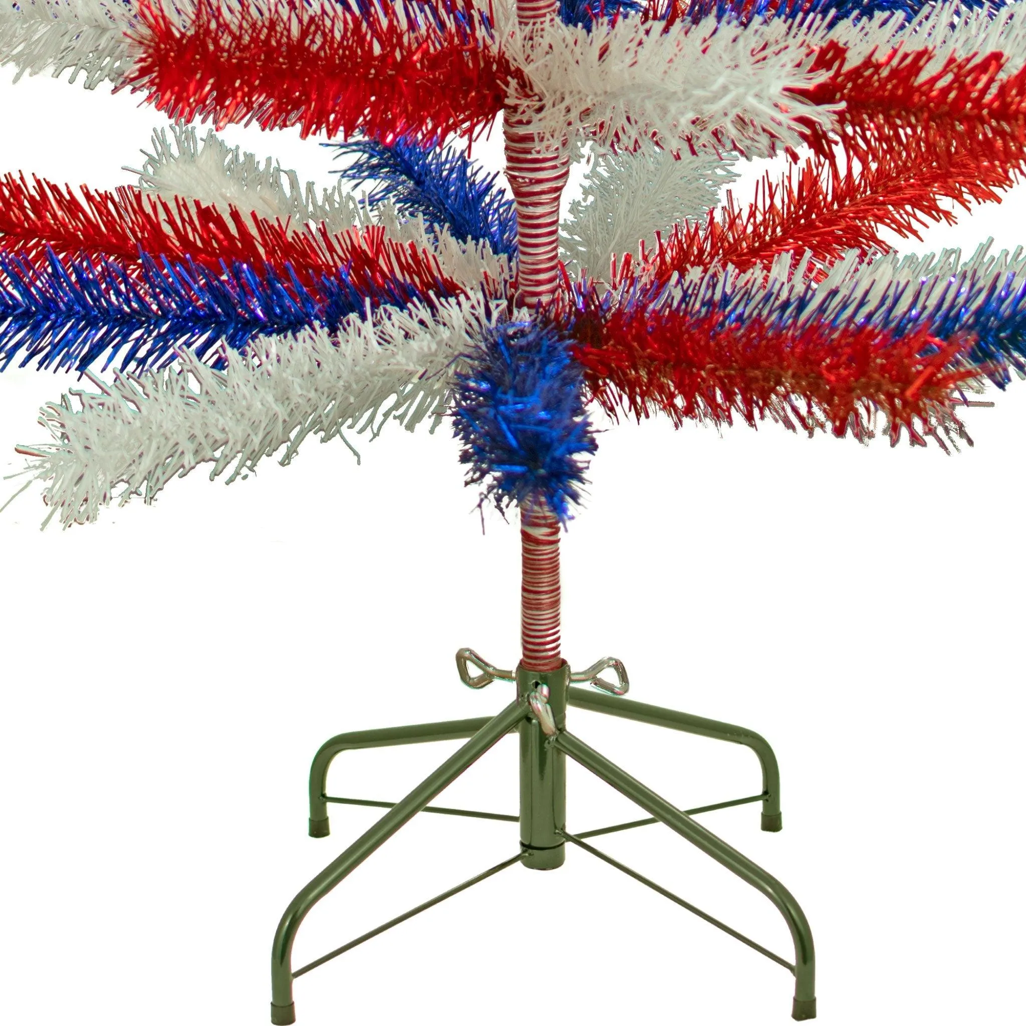 4th Of July Mixed Tinsel Trees