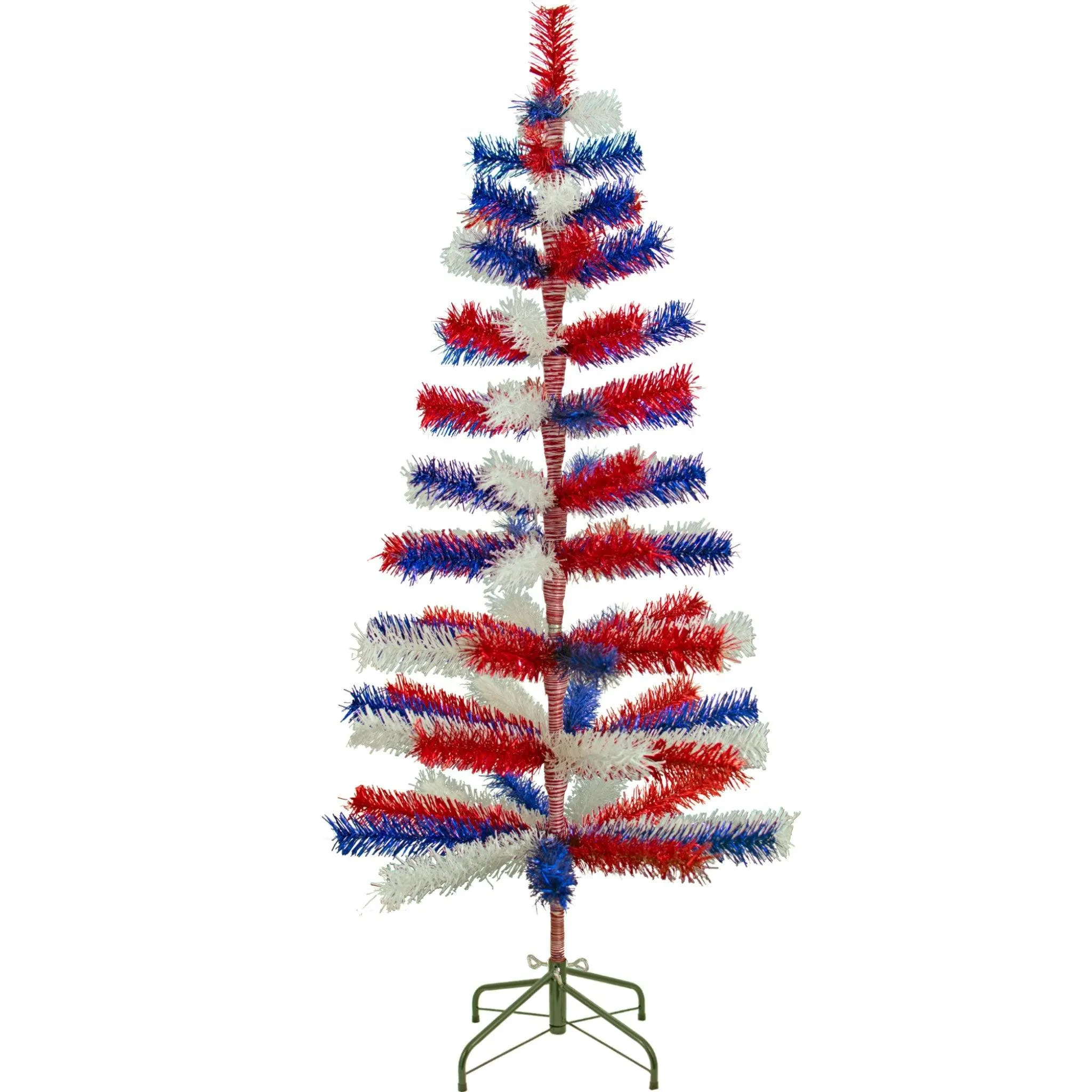 4th Of July Mixed Tinsel Trees