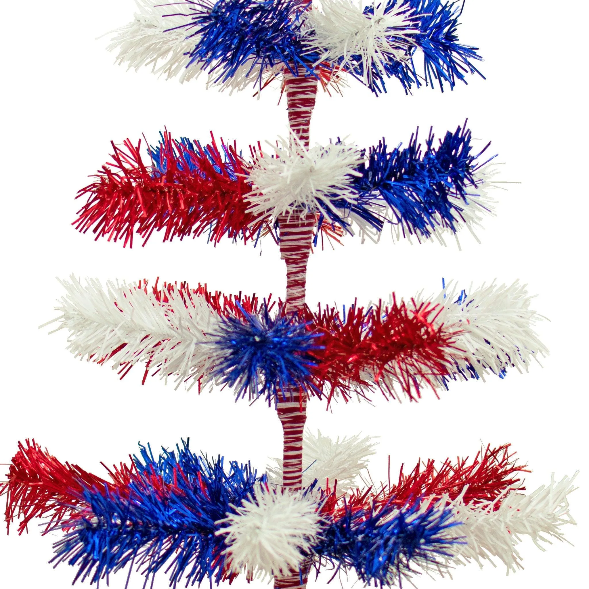 4th Of July Mixed Tinsel Trees