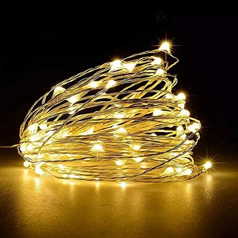 8 Pack Fairy String Lights 10 Ft 30 LED Starry Lights for DIY Mason Jar Wine Bottle Glasses Lighting for Home Bedroom Patio Wedding Christmas Table Decoration (Warm White)