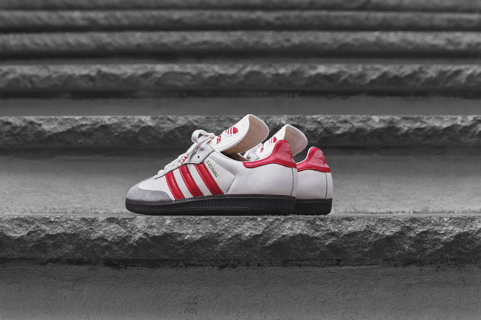 adidas Originals Samba OG - Ivory / Crimson