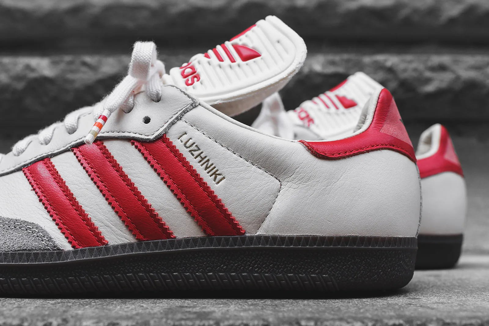 adidas Originals Samba OG - Ivory / Crimson