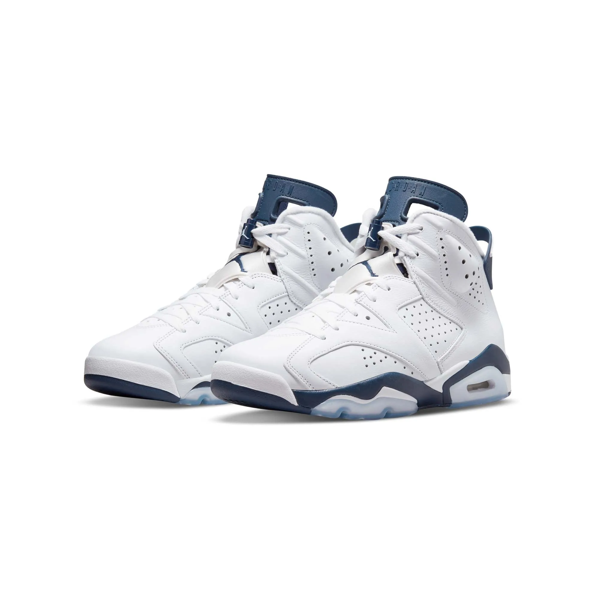 Air Jordan 6 Mens Retro Shoe 'White/Midnight Navy'