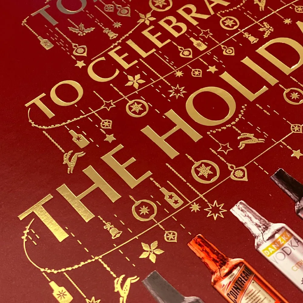 Anthon Berg Liquor Filled Chocolate Bottles Advent Calendar