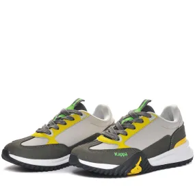 AUTHENTIC   ARKLOW 1 KID - Sneakers - Low Cut - Kid unisex - GREY-GREY GRANITE-NEON GREEN