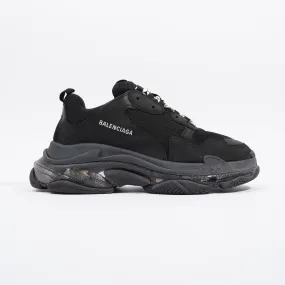 Balenciaga Mens Triple S Black / Clear Sole EU 46 / UK 12