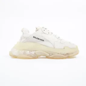 Balenciaga Mens Triple S White / Clear Sole EU 42 / UK 8