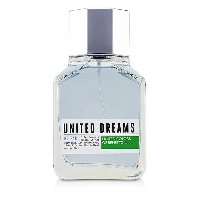 Benetton United Dreams Go Far Eau De Toilette Spray 100ml/3.4oz