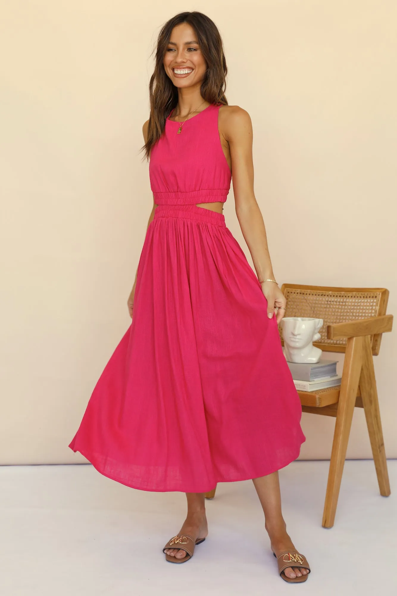 Best With Time Maxi Dress Pink