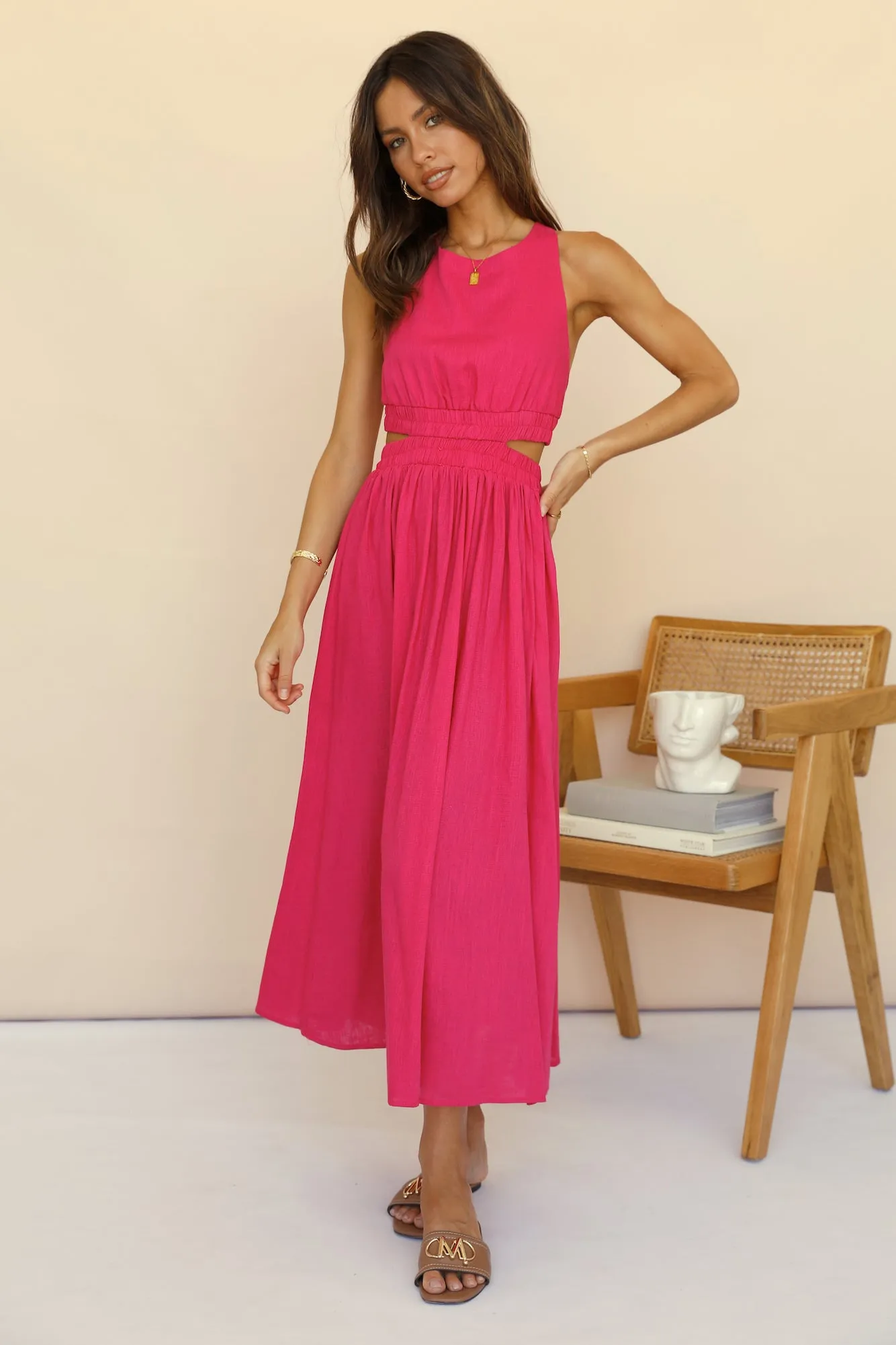 Best With Time Maxi Dress Pink