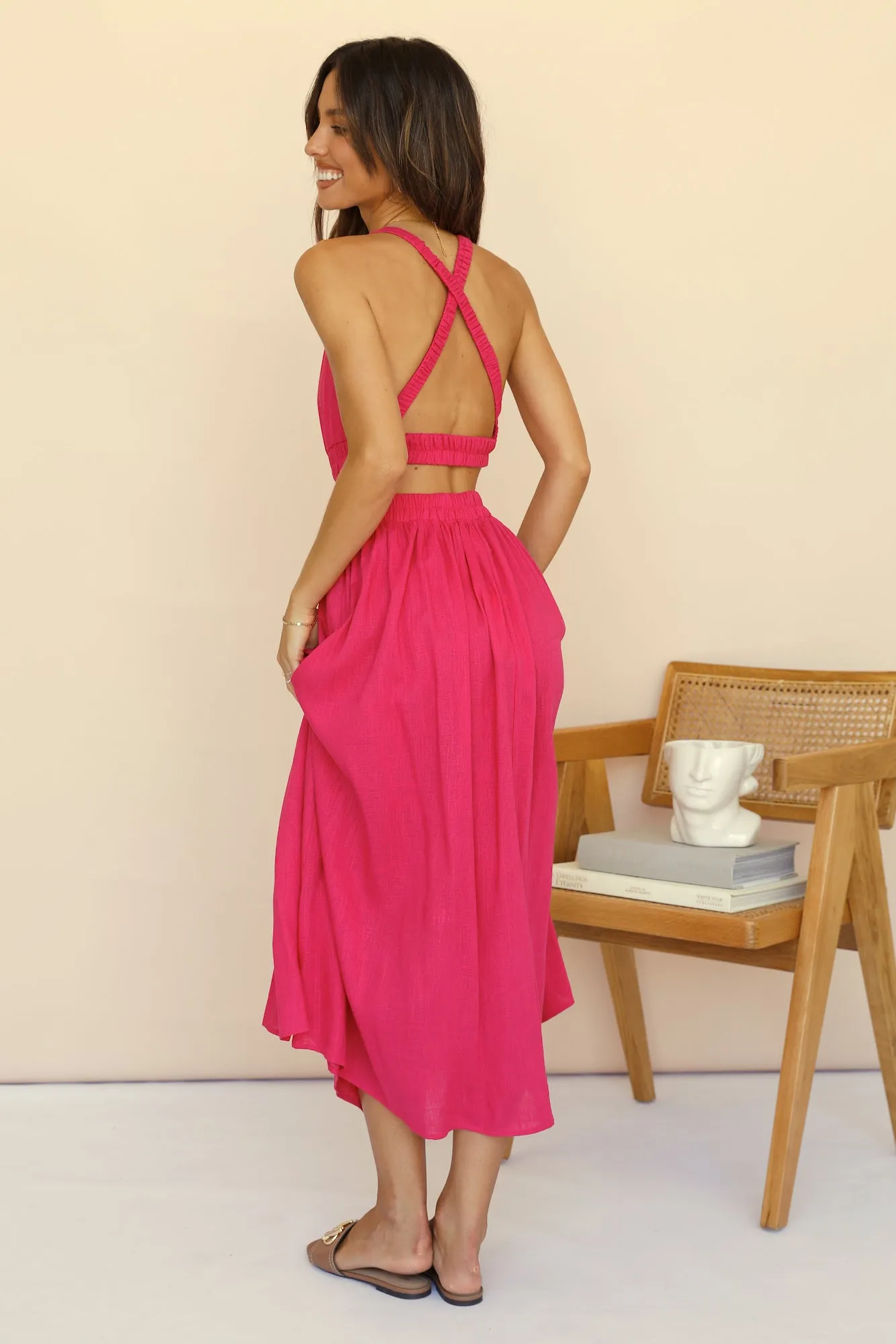 Best With Time Maxi Dress Pink