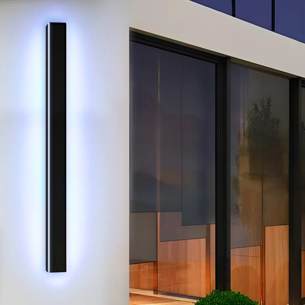 [Black Friday Clearance] Black Long Strip Outdoor Wall Lights Outdoor LED Lighting