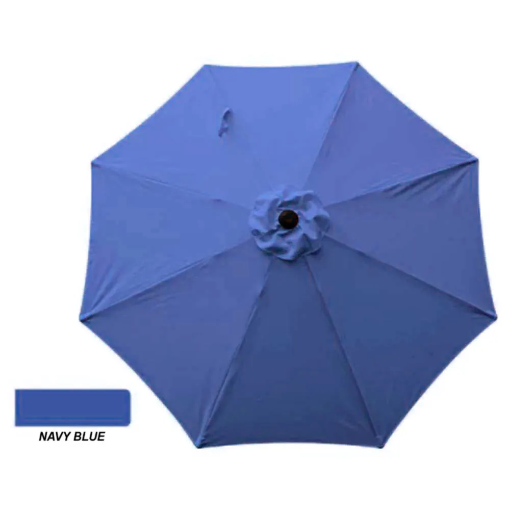 Bond 9' Ft Aluminum Market Patio Umbrella Navy Blue Color Polyester Canopy 59632