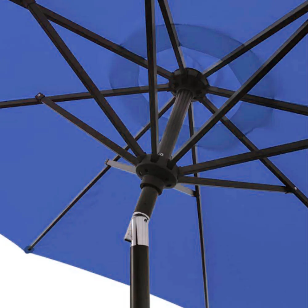 Bond 9' Ft Aluminum Market Patio Umbrella Navy Blue Color Polyester Canopy 59632