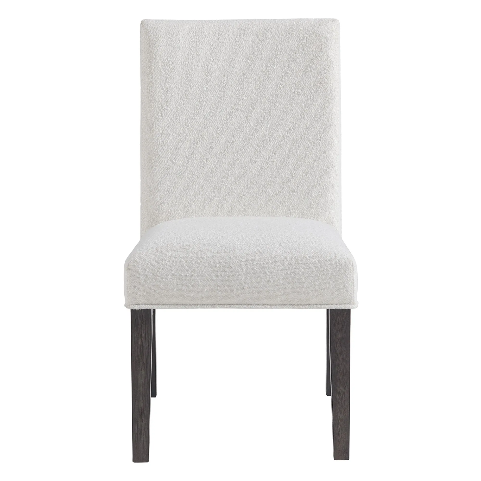 Breckenridge - 38 Dining Side Chair With Boucle Snow (Set of 2) - Black