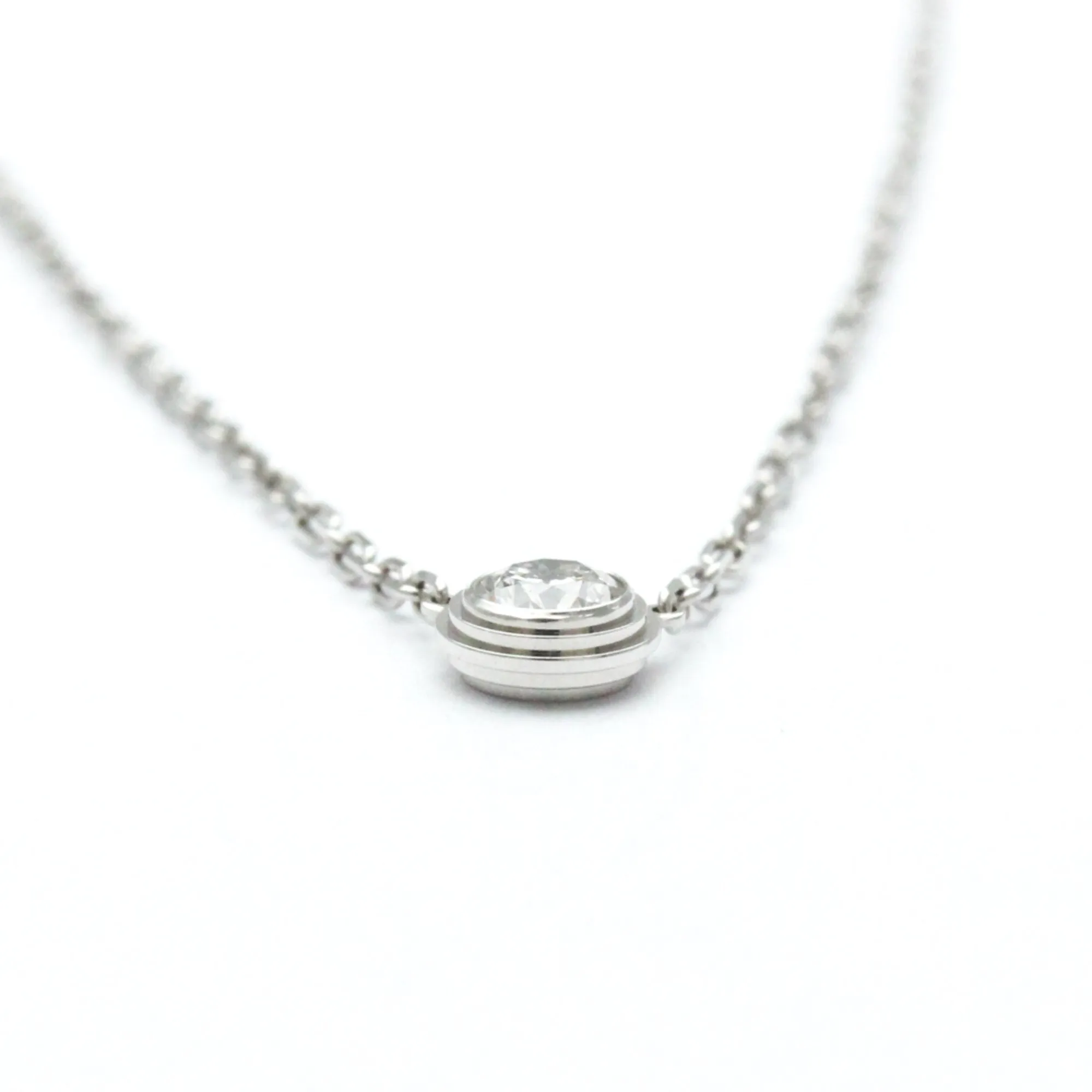 Cartier Cartier D'amour Silver White Gold Necklace Jewelry (Pre-Owned)