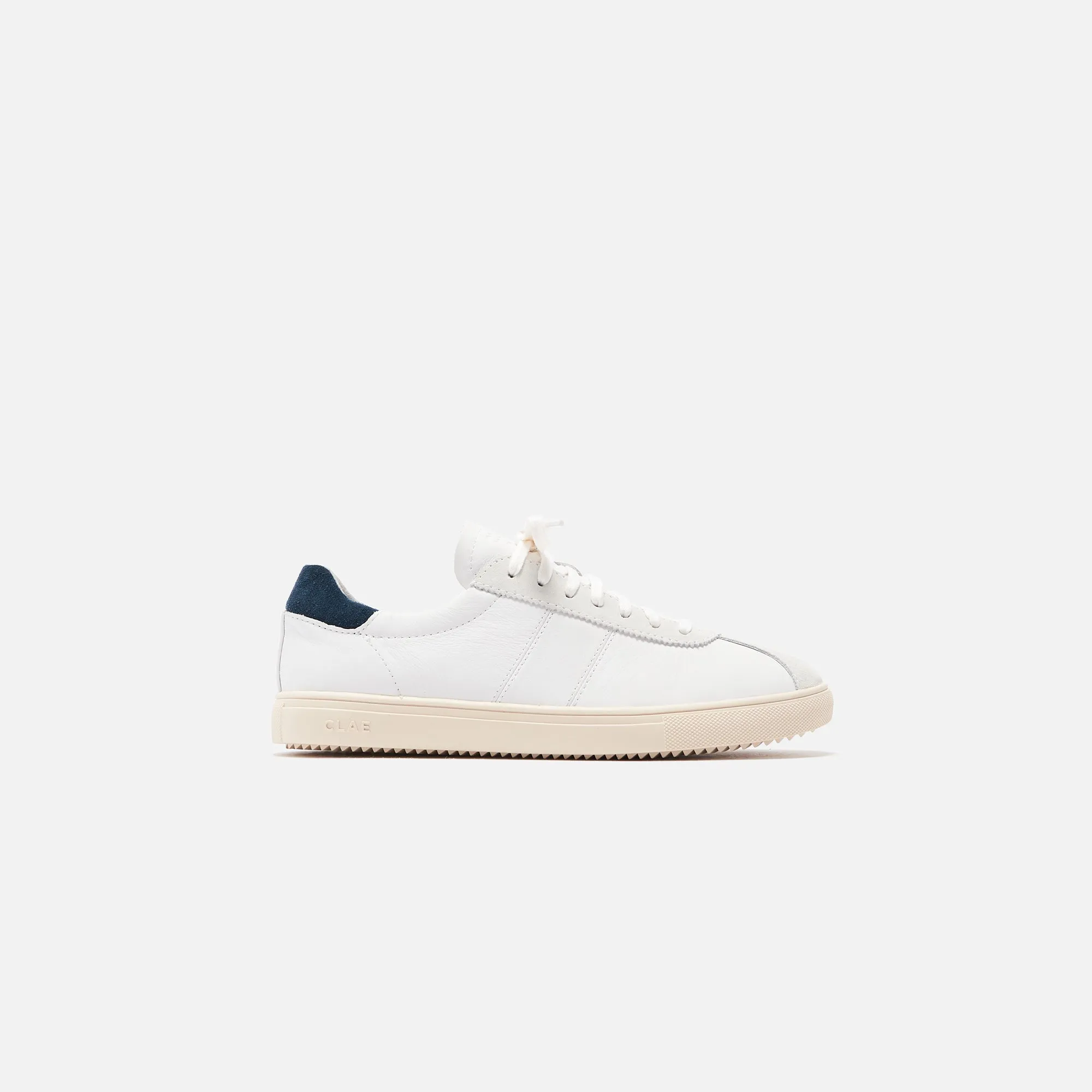 Clae Noah Milled Leather - White