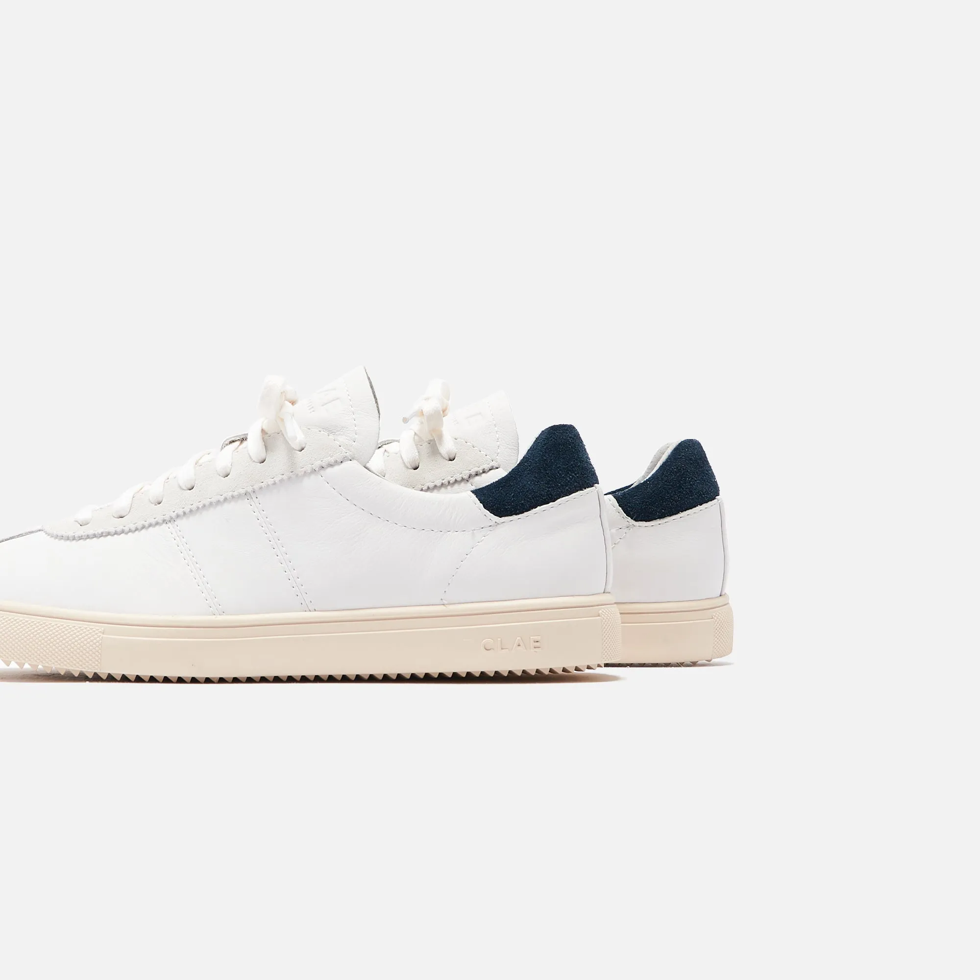 Clae Noah Milled Leather - White