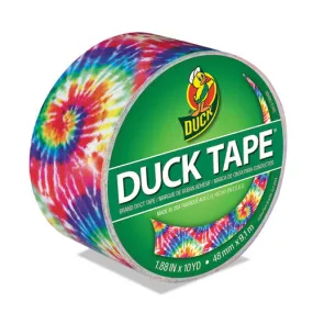 Colored Duct Tape, 3 Core, 1.88 X 10 Yds, Multicolor Love Tie Dye