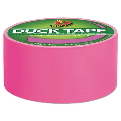 Colored Duct Tape, 3 Core, 1.88 X 15 Yds, Neon Pink