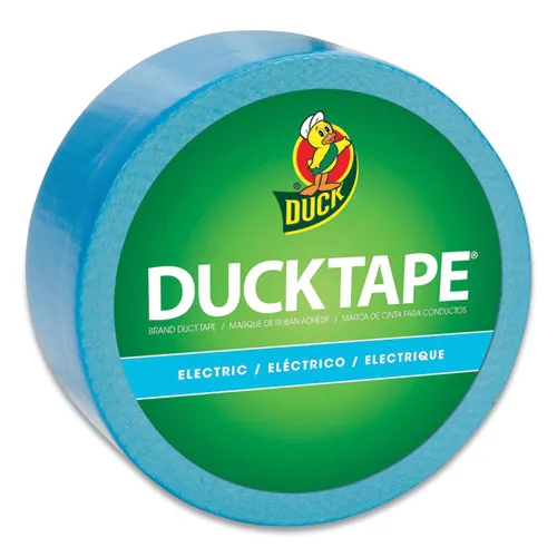 Colored Duct Tape, 3 Core, 1.88 X 20 Yds, Electric Blue