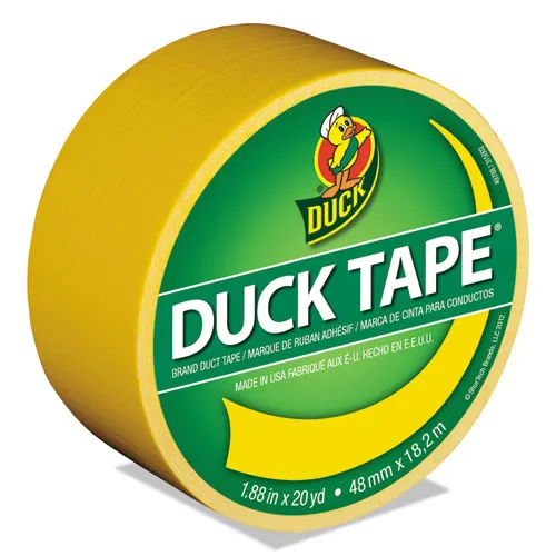 Colored Duct Tape, 3 Core, 1.88 X 20 Yds, Yellow