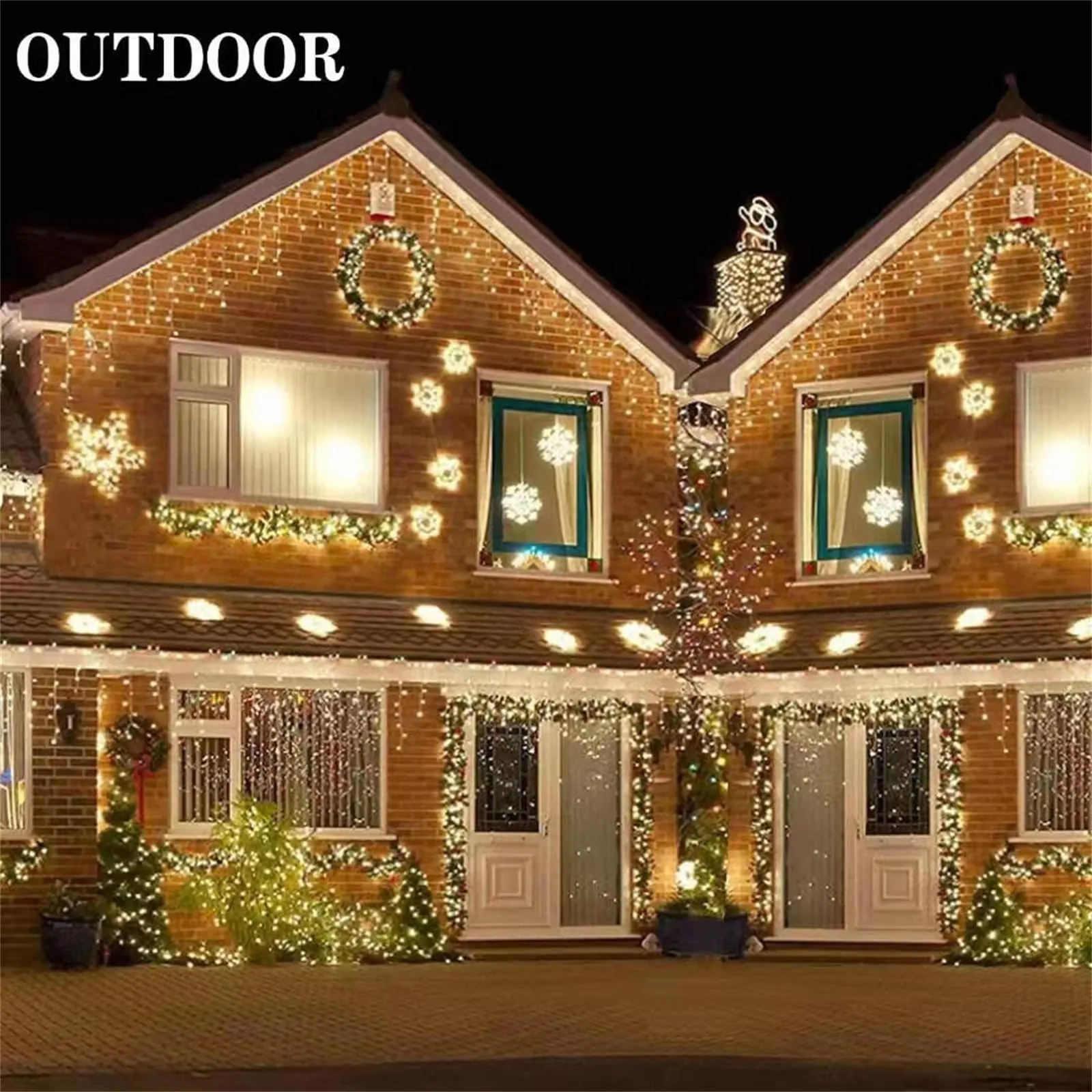 GARVEE 33FT 100LED String Lights Solar Outdoor Water-Resist Fairy Lighs with Remote Control Christmas Lights for Home Decoration