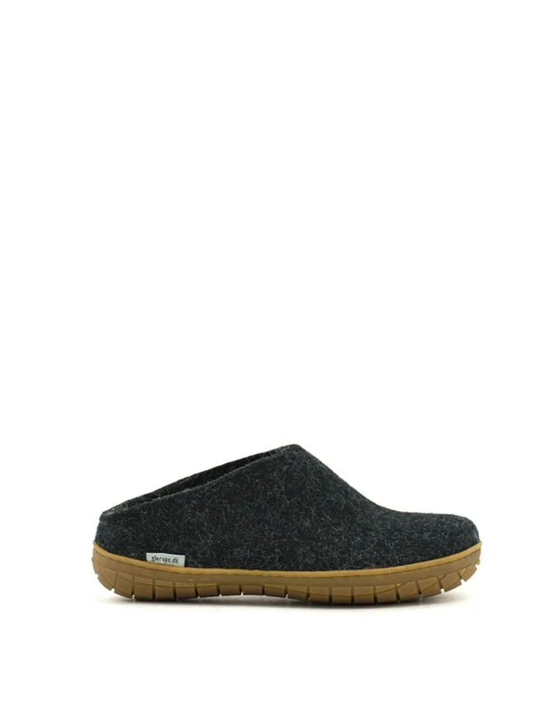 Glerups — Slip-on Rubber Sole - Charcoal