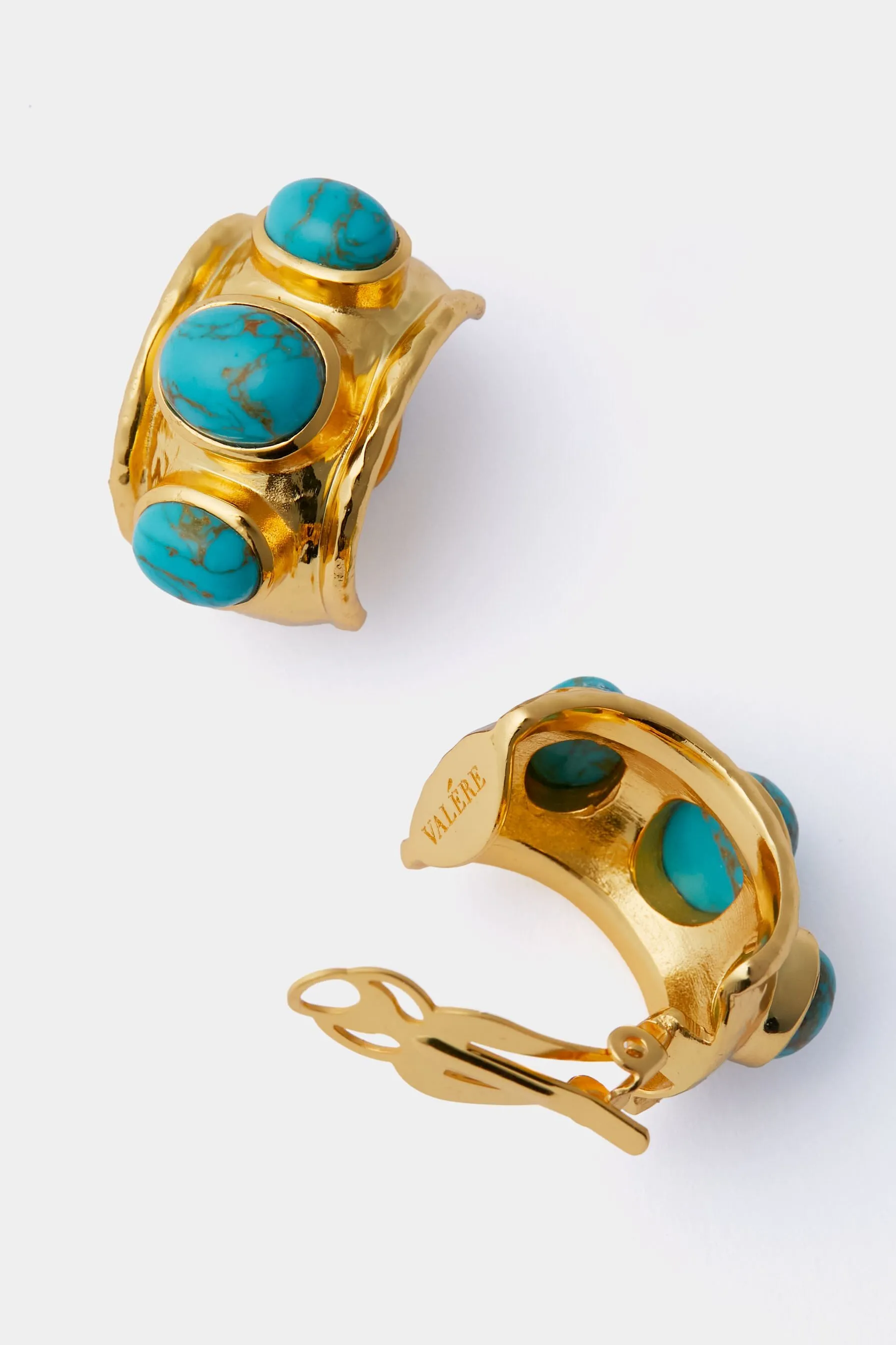 Golden Turquoise Nova Earrings