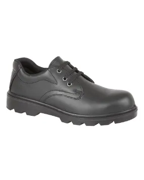 Grafters Uniform Shine Leather 3 Eye Safety Shoes