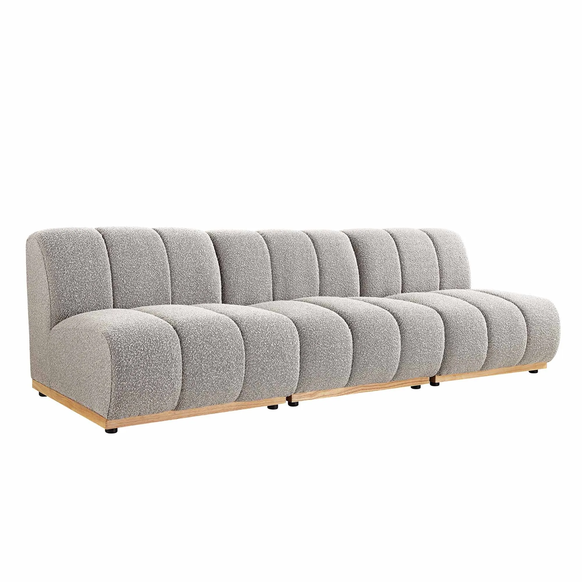 Granvia Taupe Boucle Modular Sofa, 3-Seater Sofa