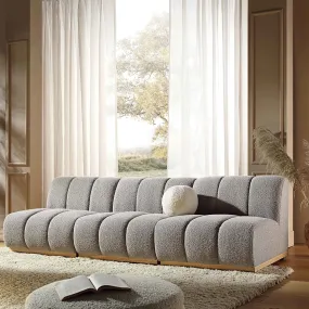 Granvia Taupe Boucle Modular Sofa, 3-Seater Sofa