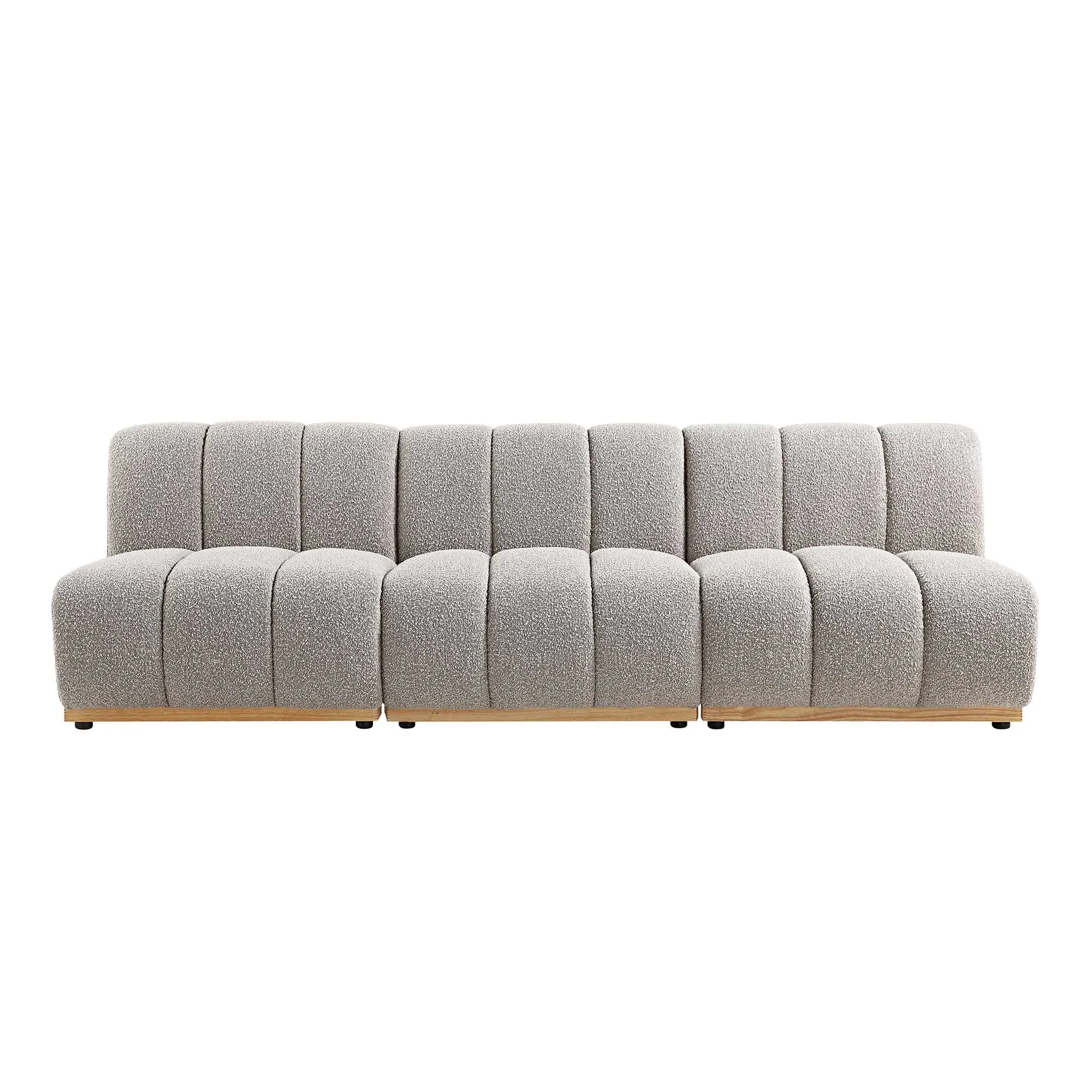 Granvia Taupe Boucle Modular Sofa, 3-Seater Sofa