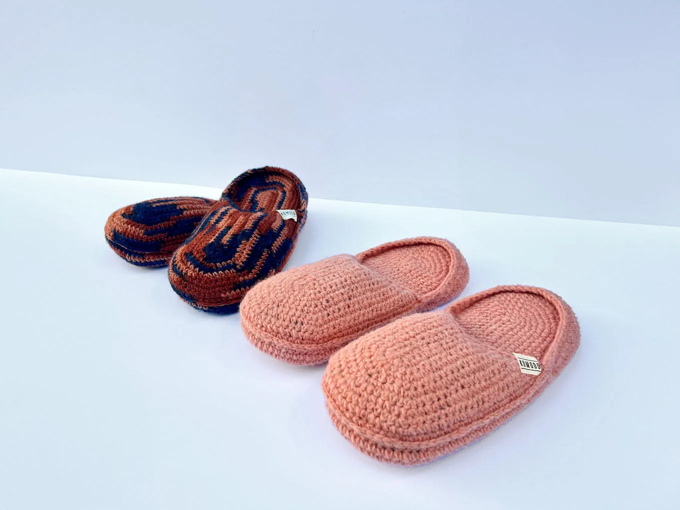 HIDE slippers space dye - Terracotta