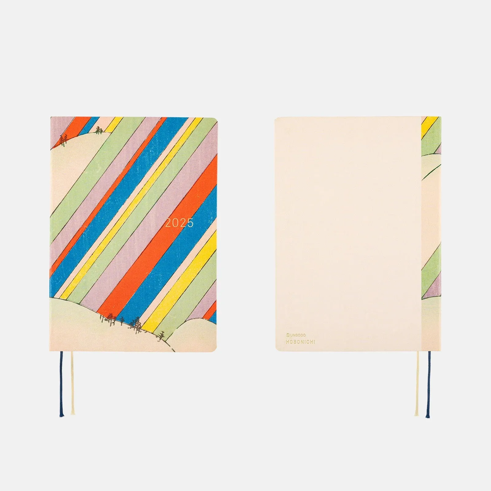 Hobonichi Techo 2025 HON A5 Unsodo Planner Bijutsukai (Rainbow)