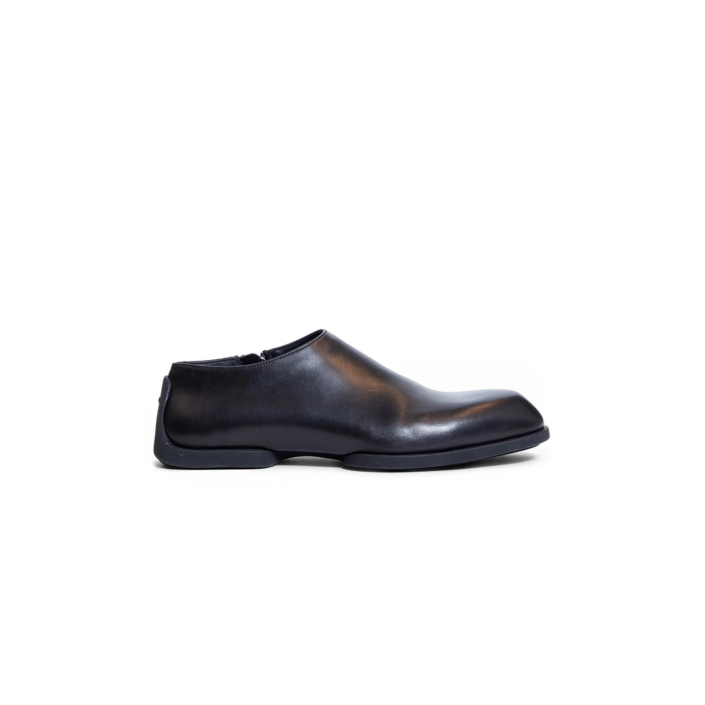 JIL SANDER MAN BLACK LOAFERS & FLATS