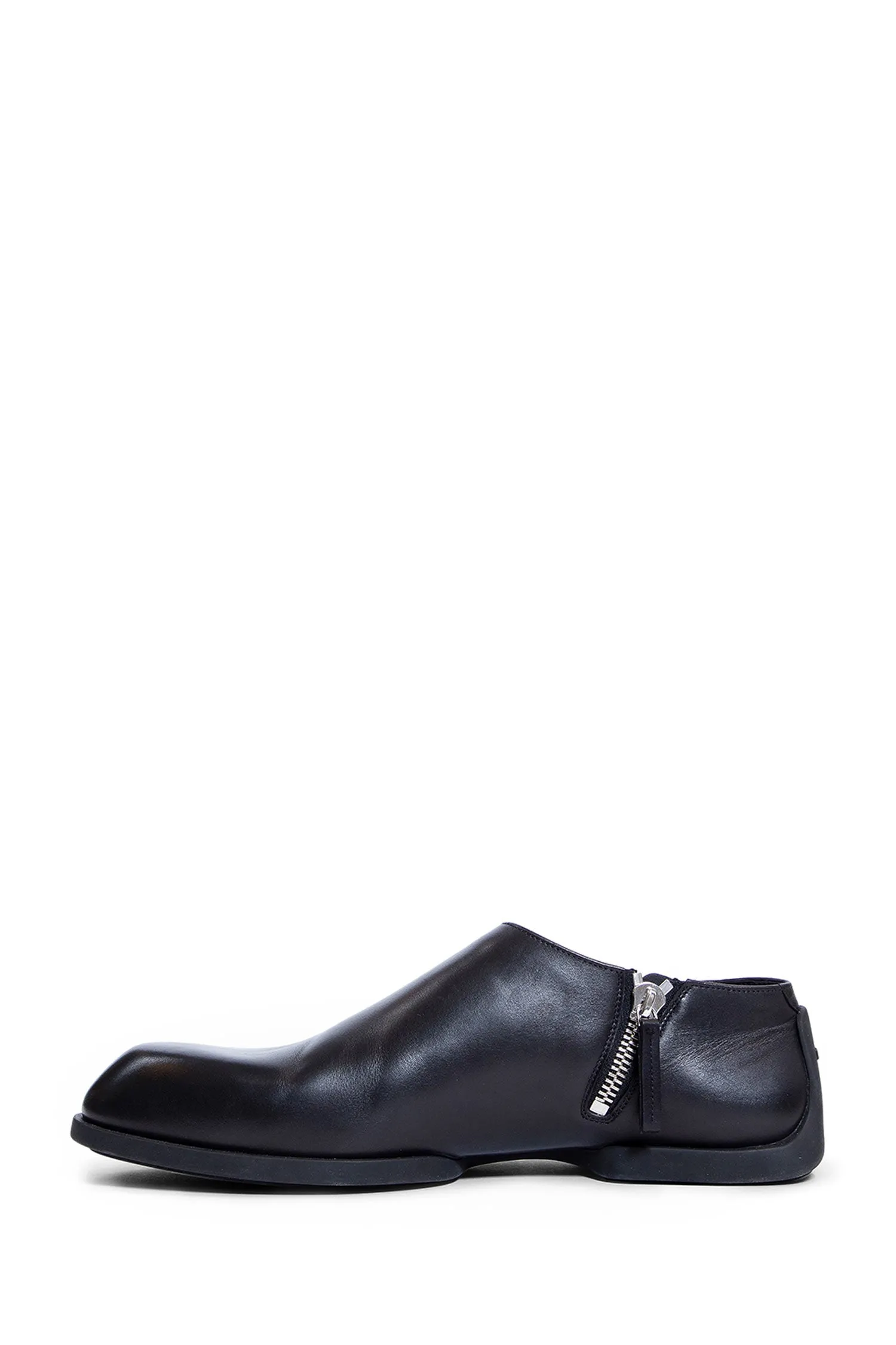 JIL SANDER MAN BLACK LOAFERS & FLATS