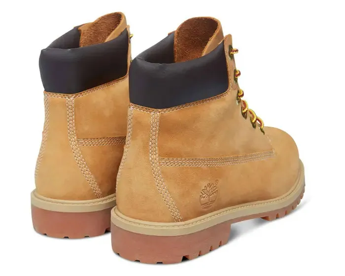 Junior 6-Inch Premium Waterproof Boot - Wheat Nubuck