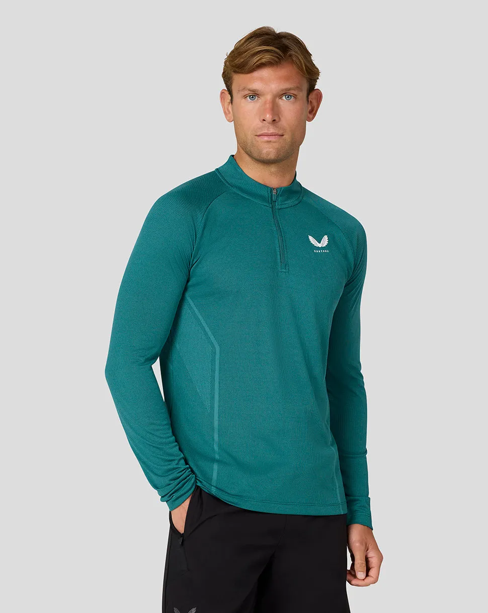 Men’s Apex Knit Quarter Zip – Aqua