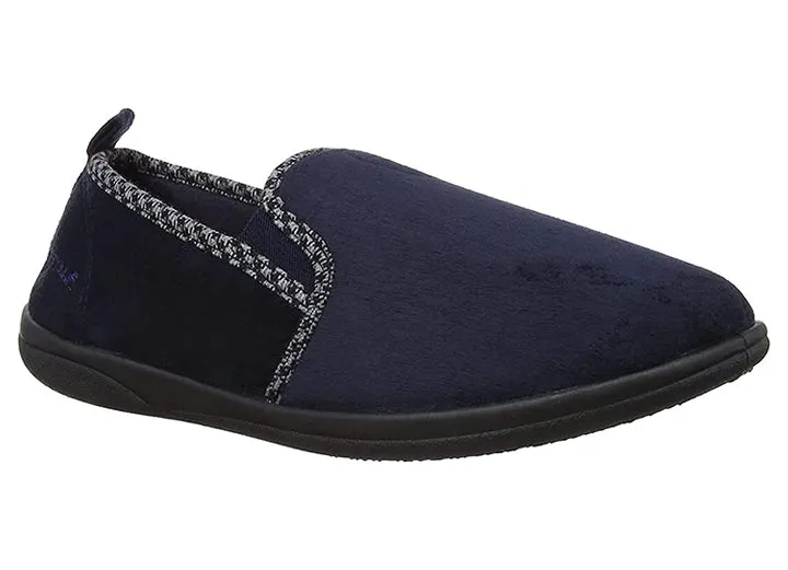 Mens Wide Fit Padders Lewis Slip On Slippers