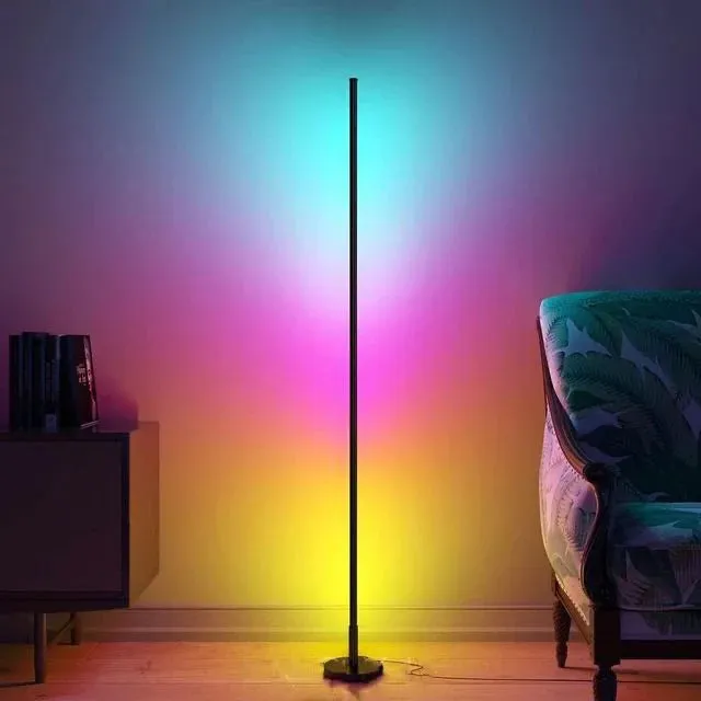 Modern Audio Sync LED Floor Corner Standing Light