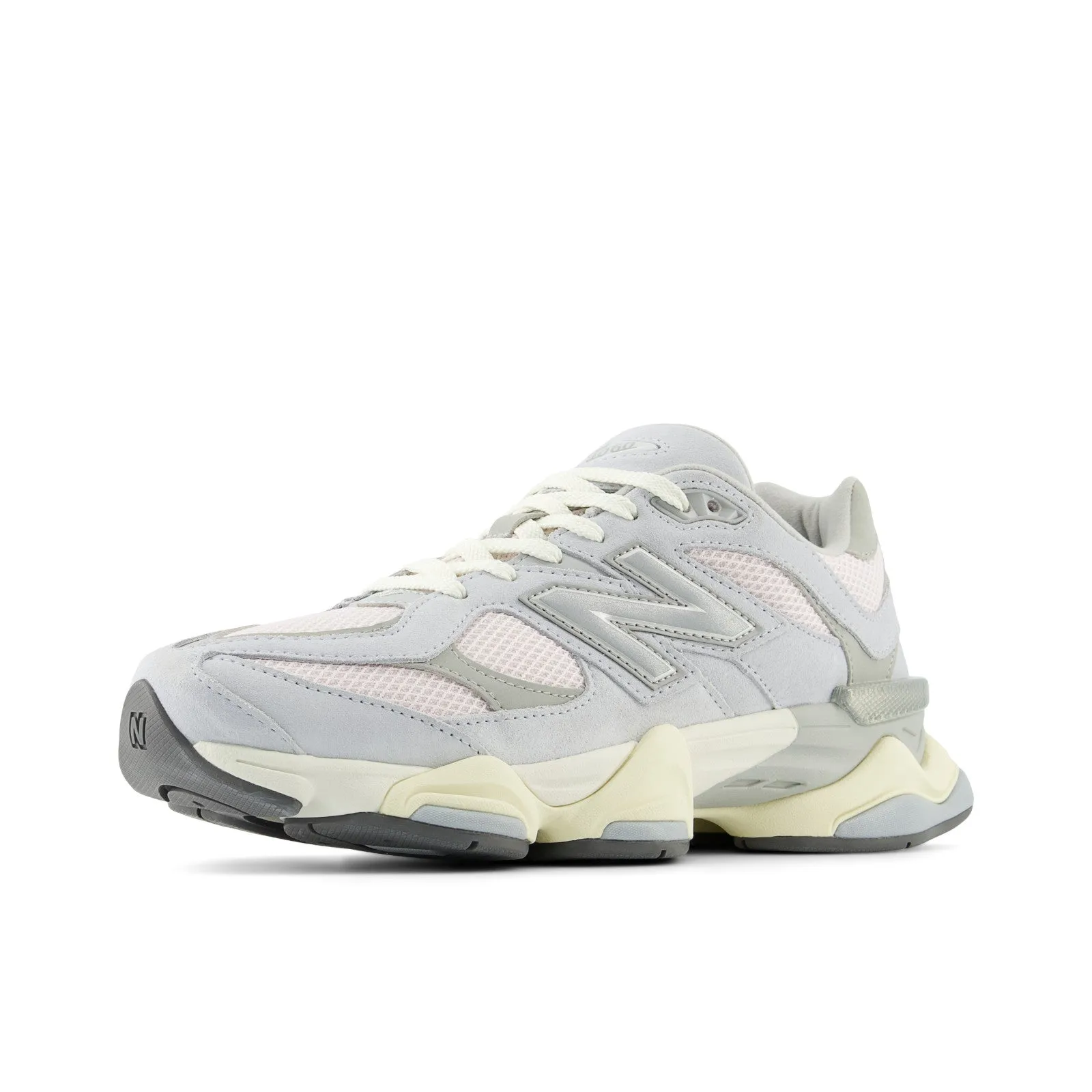 New Balance Men's 9060 Shoes - Granite / Pink / Silver Metallic