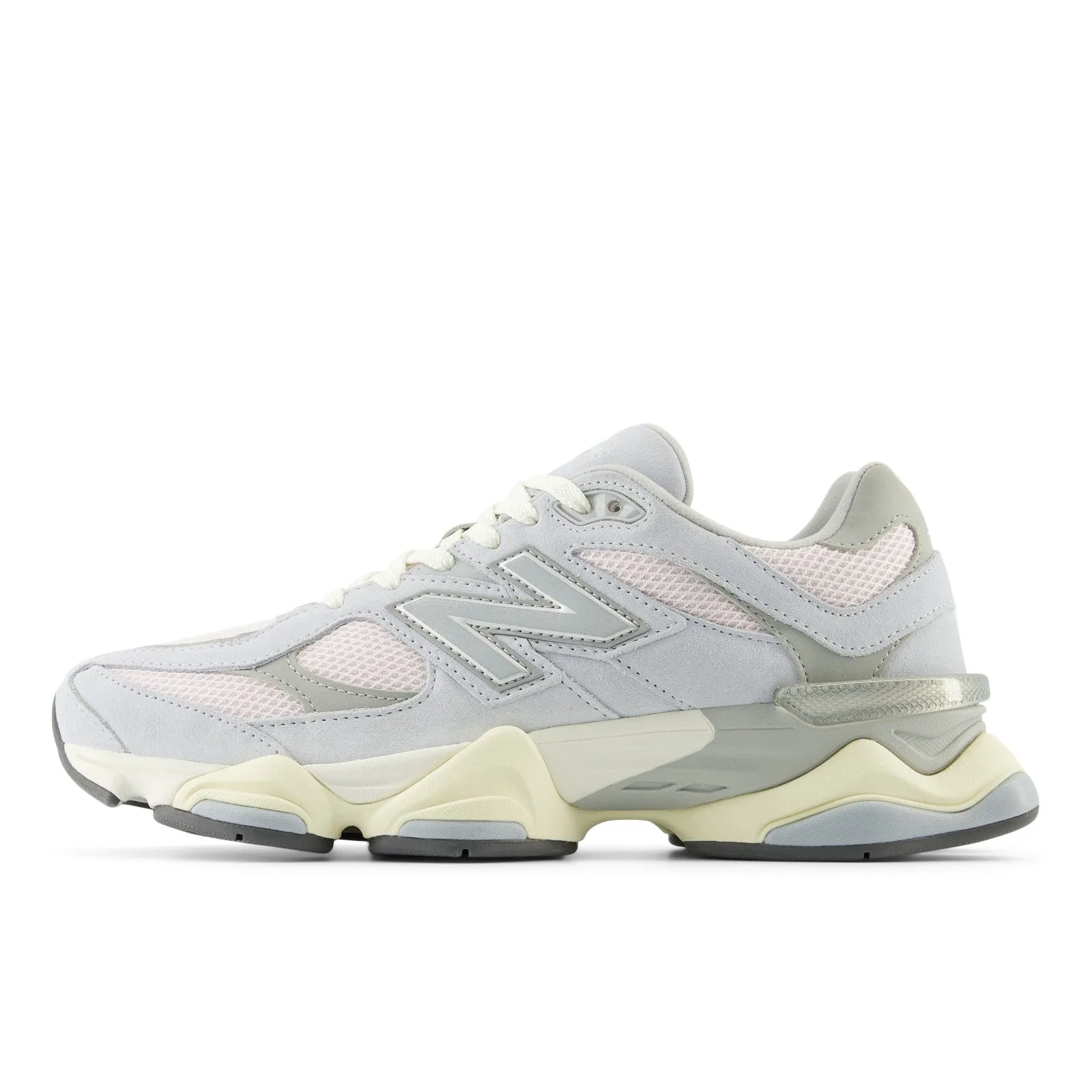 New Balance Men's 9060 Shoes - Granite / Pink / Silver Metallic