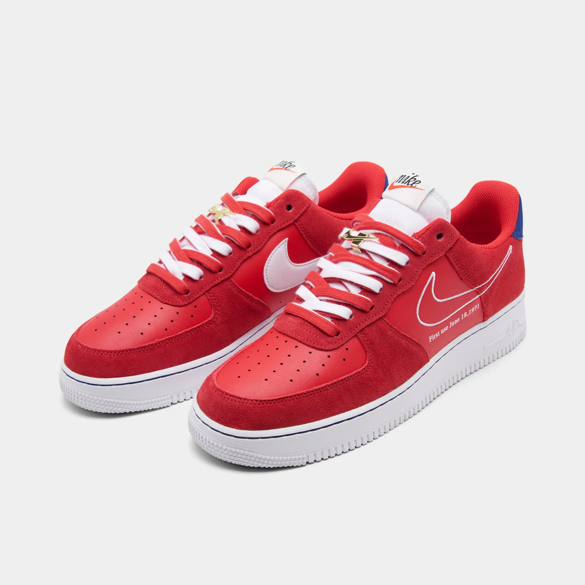 Nike Air Force 1 '07 LV8 University Red / White - Royal Blue