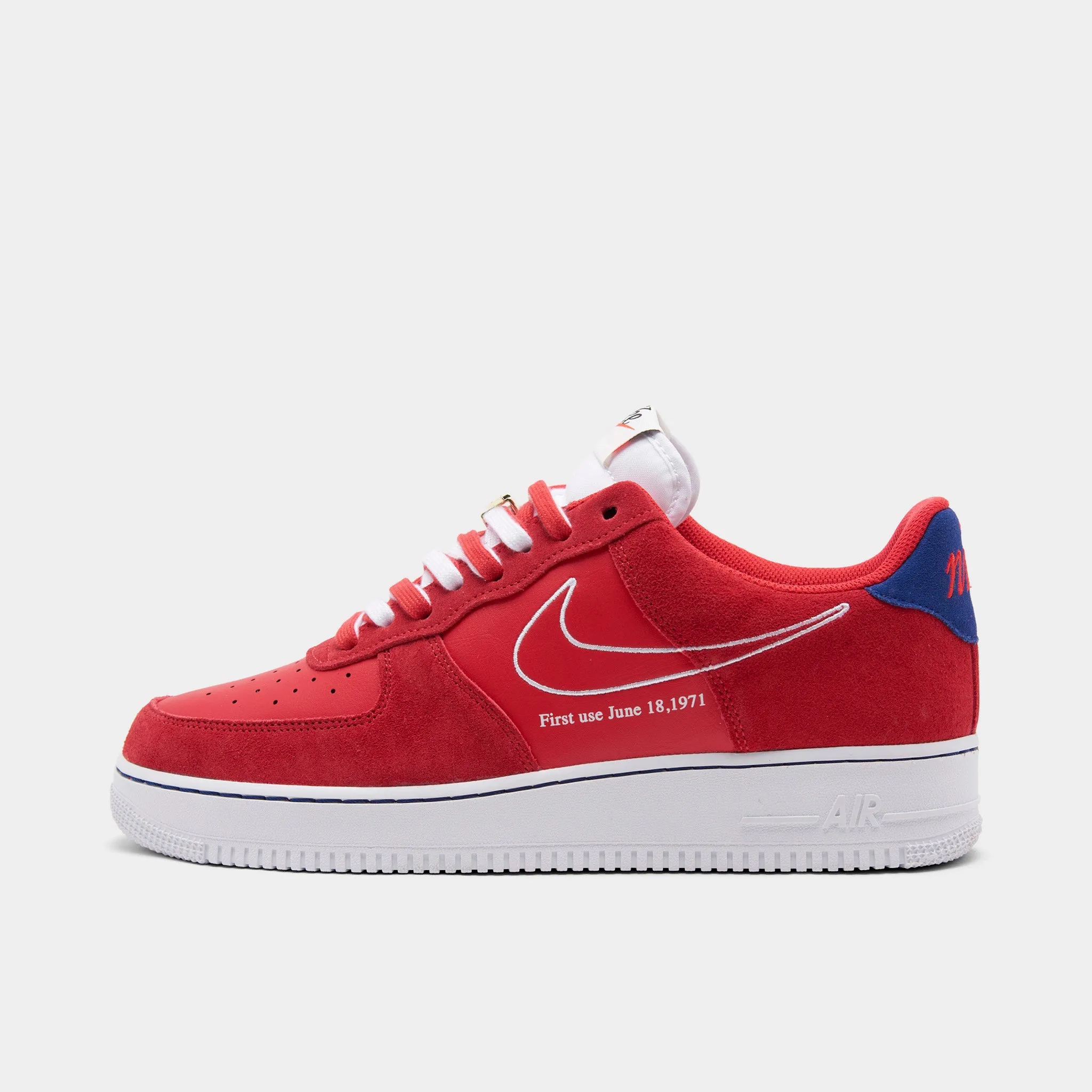 Nike Air Force 1 '07 LV8 University Red / White - Royal Blue