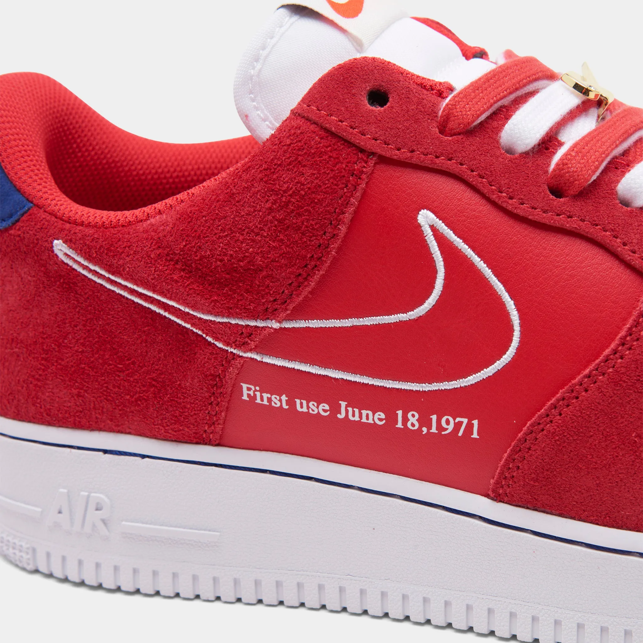 Nike Air Force 1 '07 LV8 University Red / White - Royal Blue