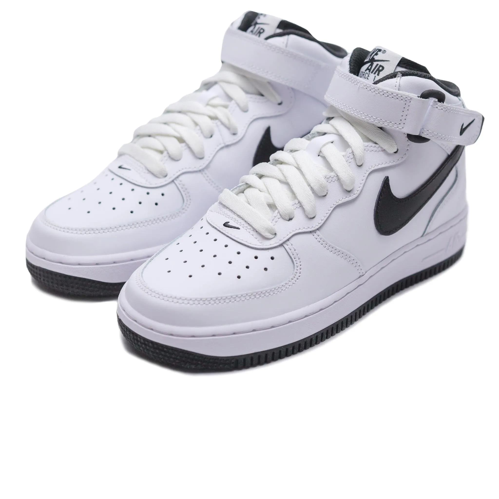 Nike Air Force 1 Mid (GS) 'White/Black'